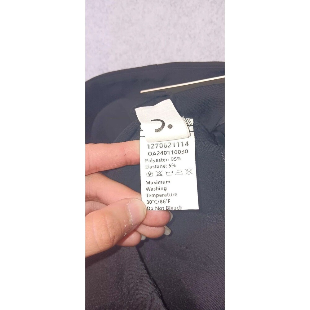 NWT! Commense High Waisted A Line Pleated Midi Skirt S Black Dark Academia Goth - Picture 11 of 14